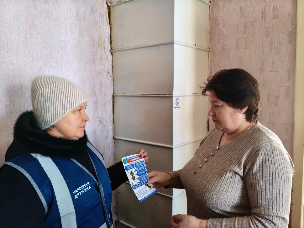 Народные дружинники Камешкирского района приняли участие в проведении рейда  по охране общественного порядка 