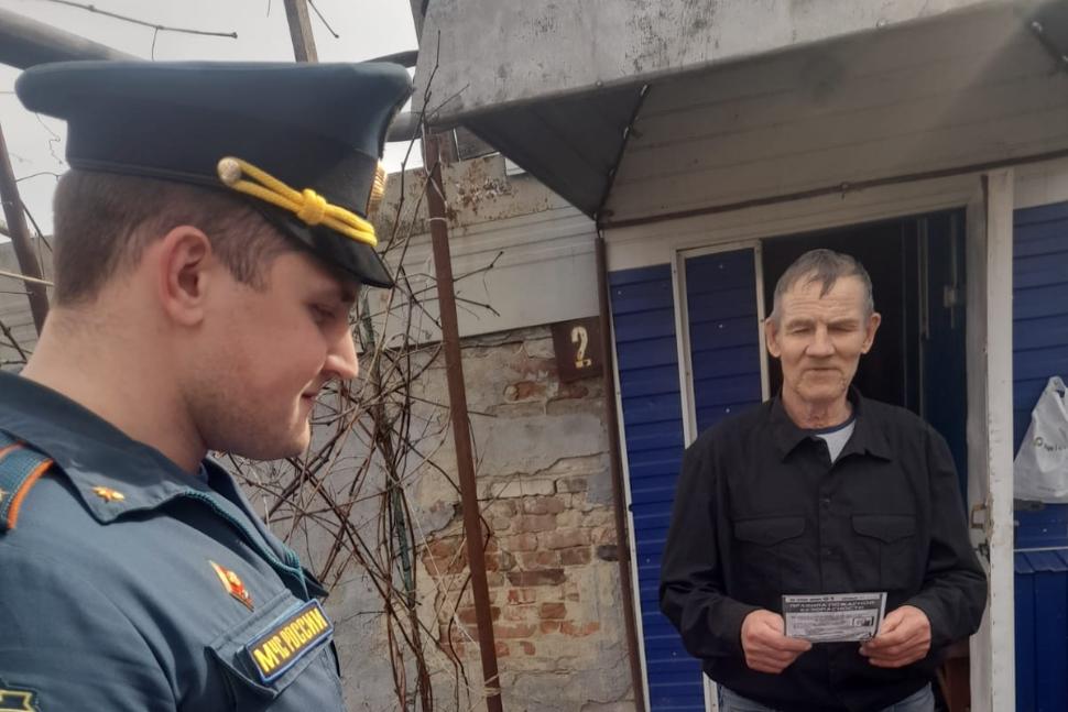 На территории Камешкирского района проведён очередной рейд по пожарной безопасности