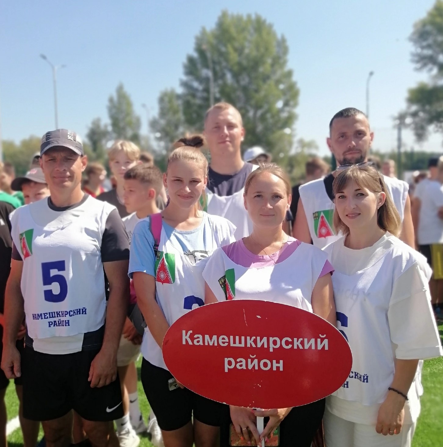 Команда Камешкирского района  приняла активное участие в выполнении эстафеты программы "Любители -  Гонка ГТО"