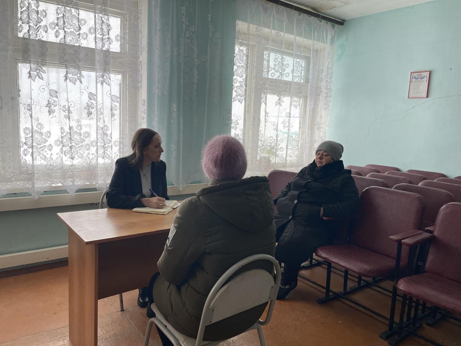 «Социальный поезд» в селе Дьячевка 
