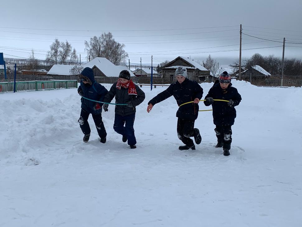 Акция «Зимние забавы» в с. Чумаево