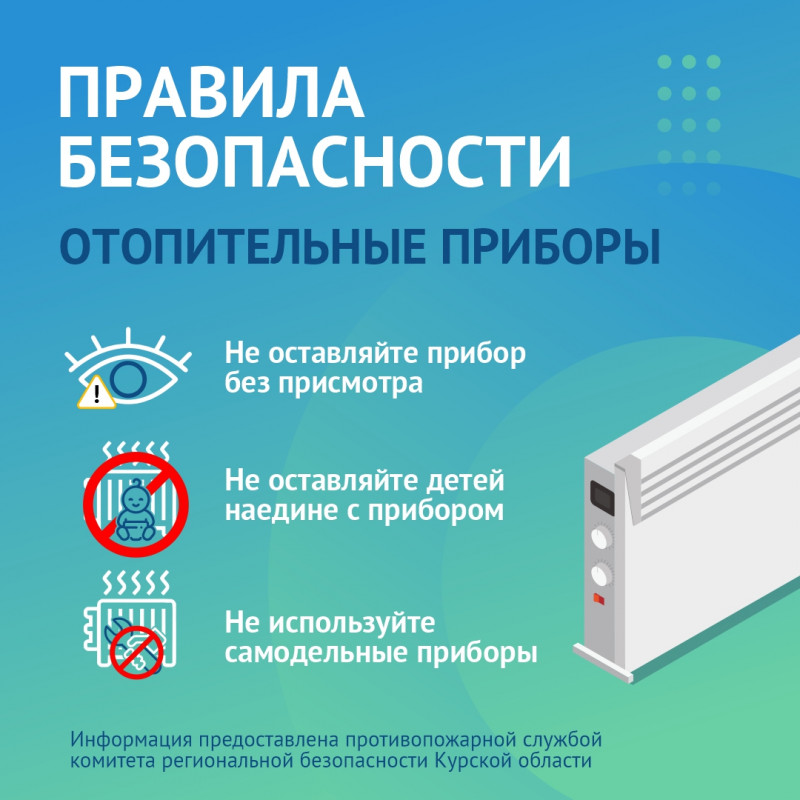 Меры предосторожности при использовании обогревательных приборов Меры предосторожности при использовании обогревательных приборов