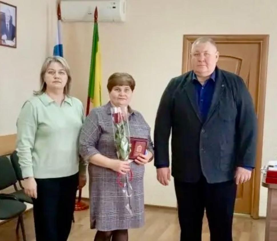 Вручение медали «Материнская доблесть»  