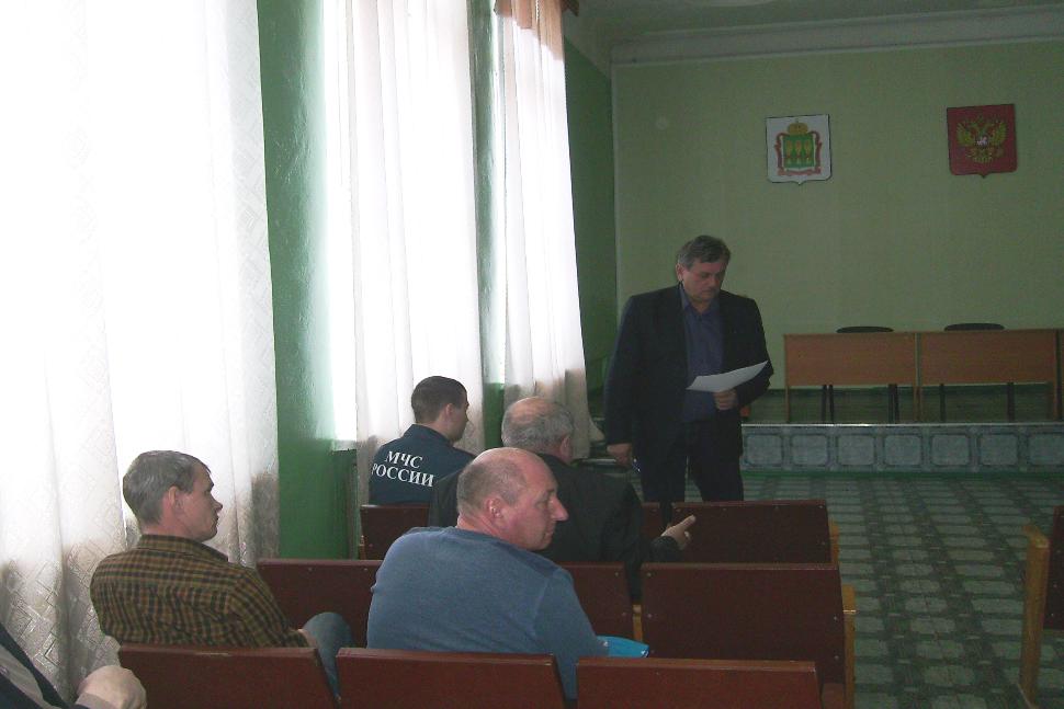 И.о.Главы администрации Камешкирского района Сергей Голубев провел очередное совещание по проведению паводковых мероприятий на территории района