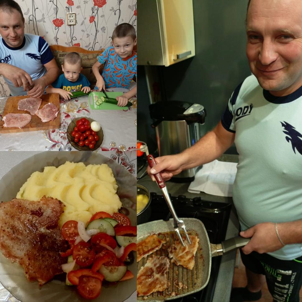 Участие в челлендже «Готовим коронное папино блюдо»