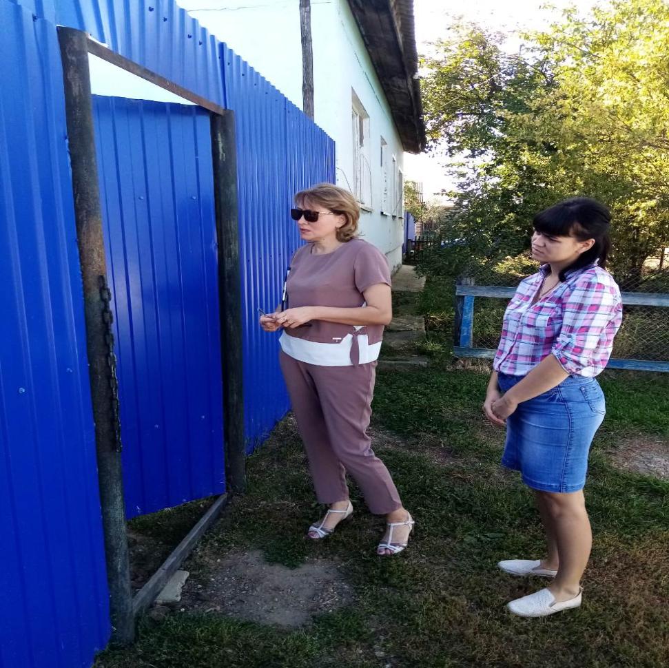 Профилактический рейд на территории села Русский Камешкир