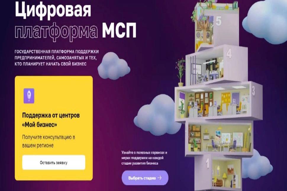 Региональные меры поддержки в электронном виде доступны для предпринимателей на Цифровой платформе МСП