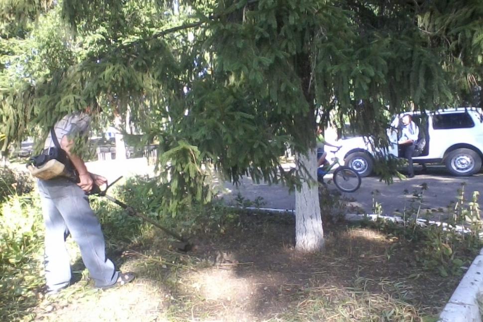 Выездная проверка благоустройства в селе Мордовский Камешкир