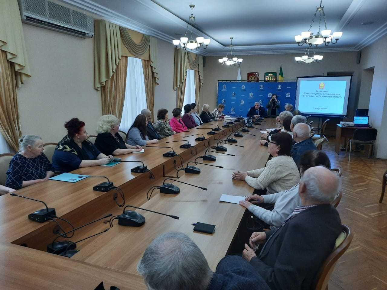 Итоговое совещание работы районных советов ветеранов