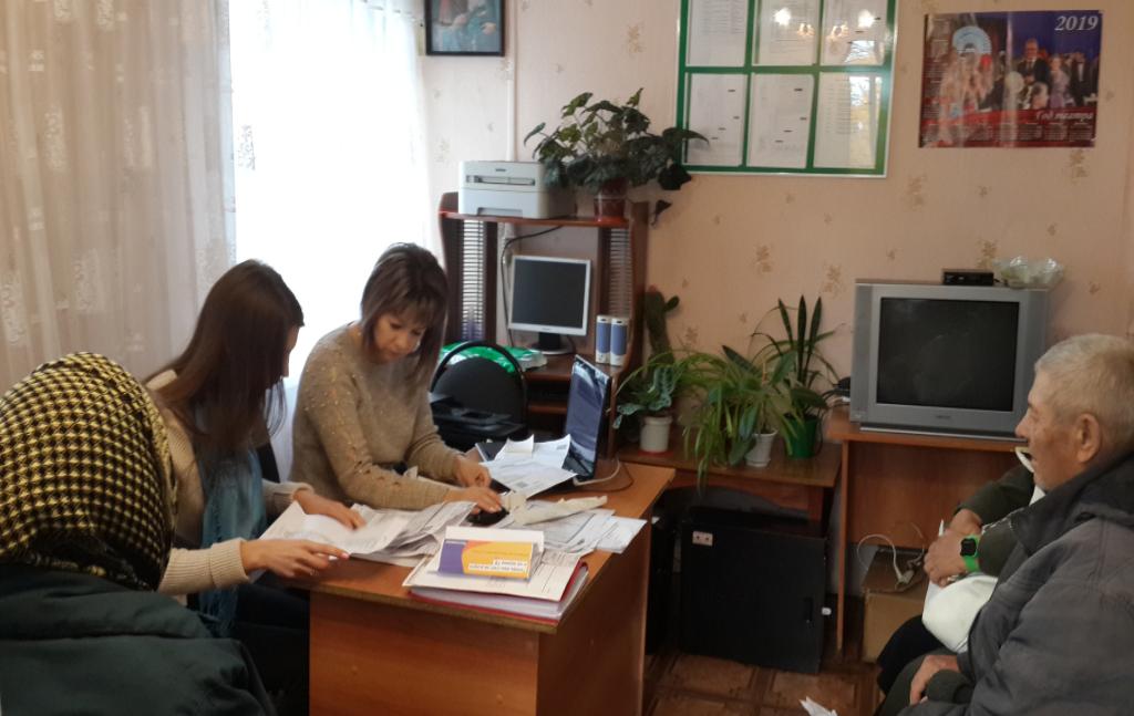 Приём жителей в селе Лапшово