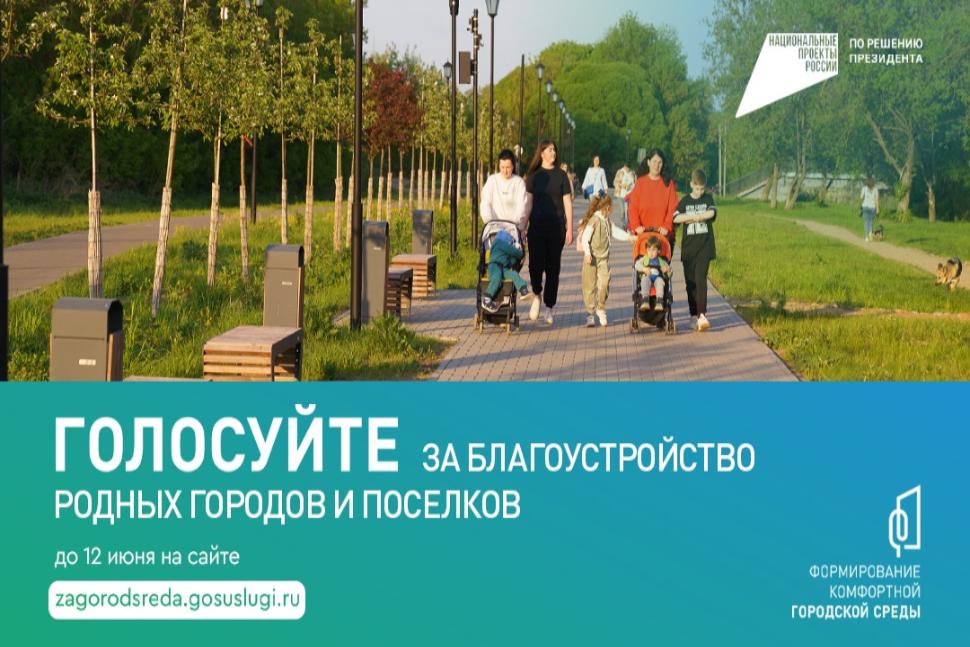 Осталась неделя до завершения голосования за благоустройство территорий  