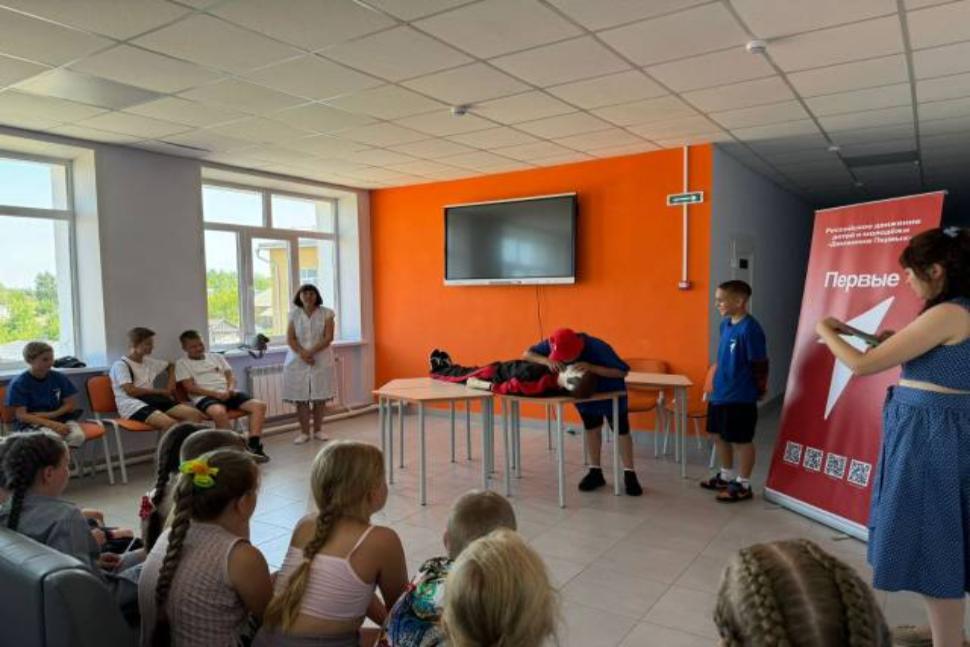 В лагере «Мы в Движении!» проведен мастер – класс по оказанию первой помощи В лагере «Мы в Движении!» проведен мастер – класс по оказанию первой помощи