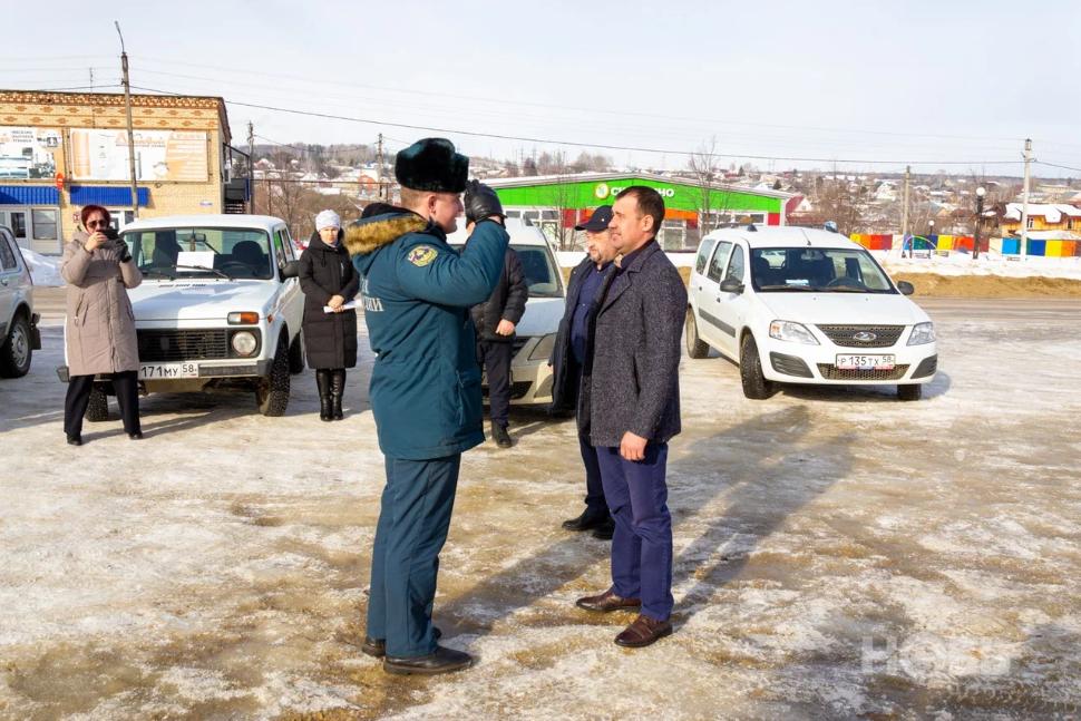 На территории Камешкирского района проводятся практические мероприятия в рамках 1-го этапа командно-штабного учения 