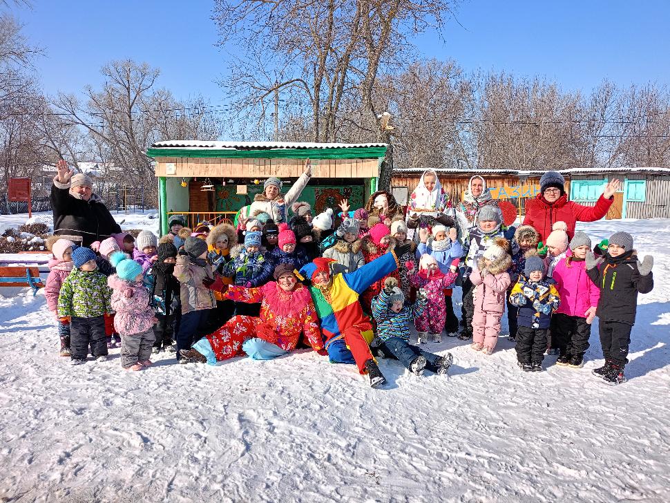 Празднование Масленицы в детском саду