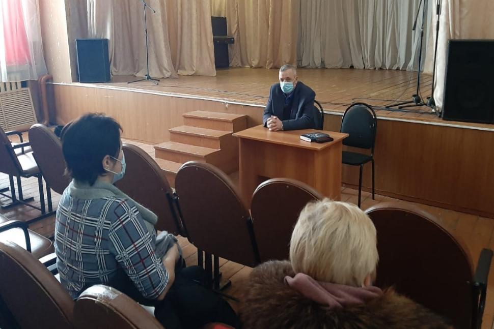 Встреча с жителями Лапшовского сельсовета