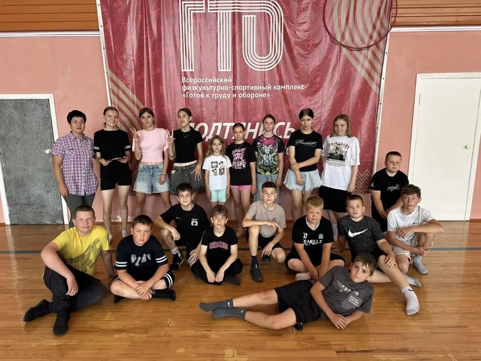 Тестирование воспитанников пришкольного лагеря в рамках летнего фестиваля « Чемпион ГТО»
