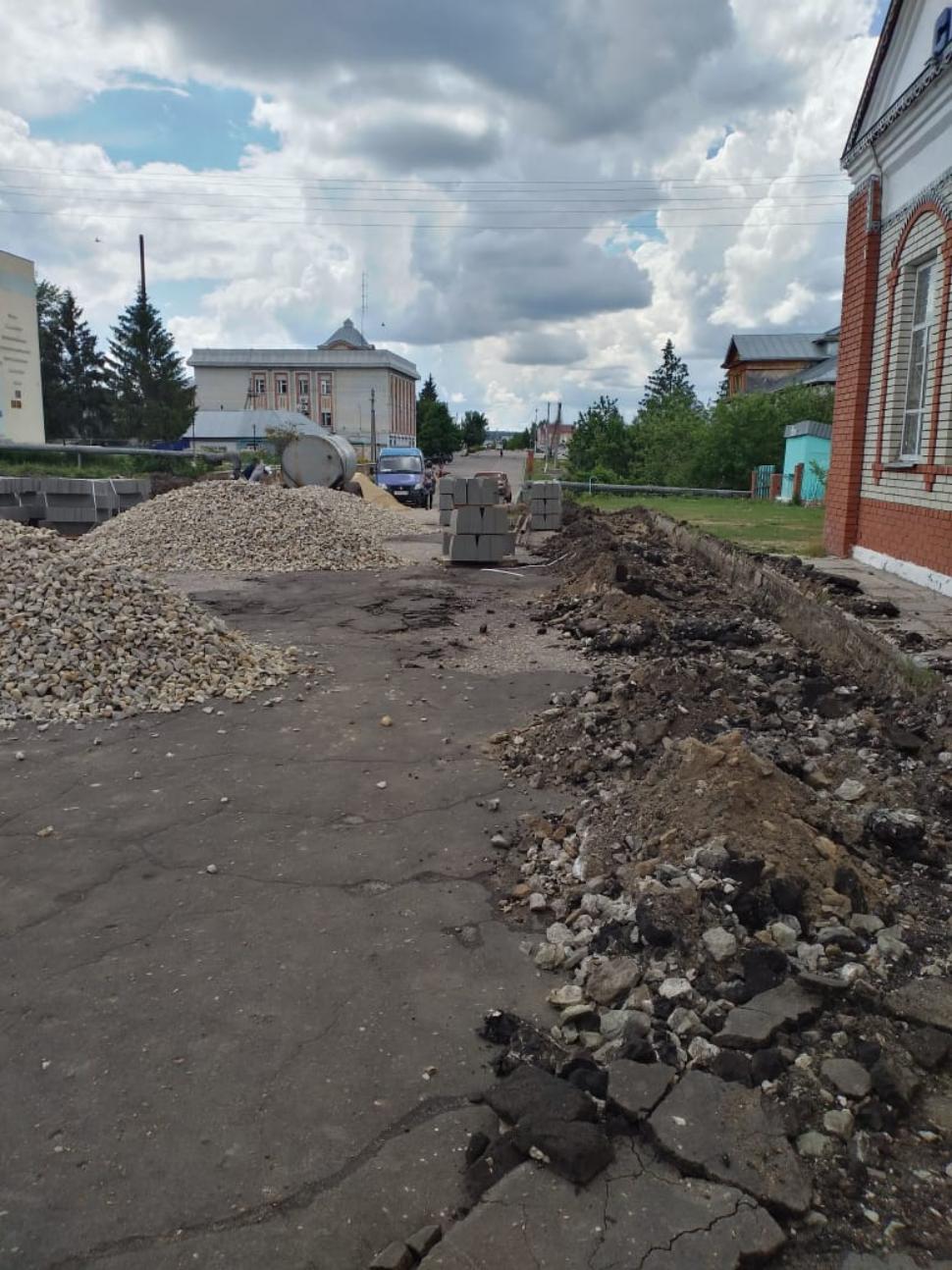 Реализация национального проекта «Жилье и городская среда» в с.Русский Камешкир