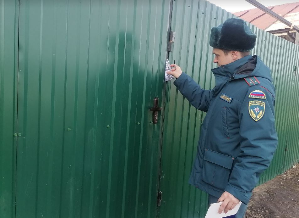 На территории Пестровского сельсовета проведён очередной рейд по пожарной безопасности