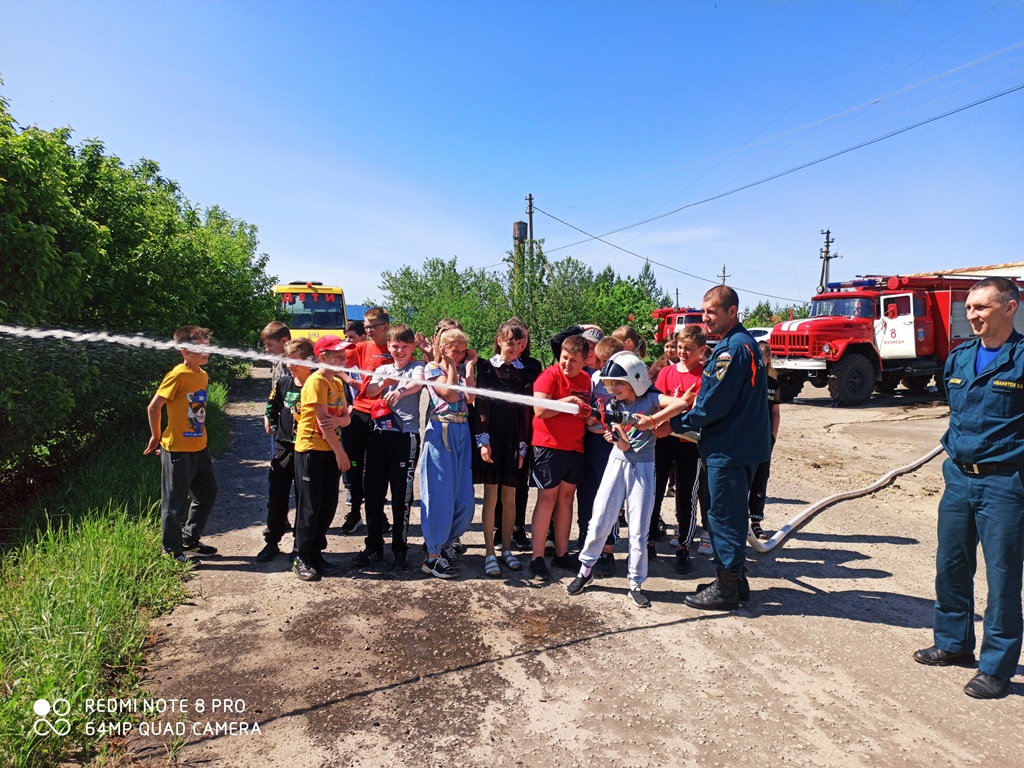 Экскурсии на базе пожарно-спасательной части с. Русский Камешкир