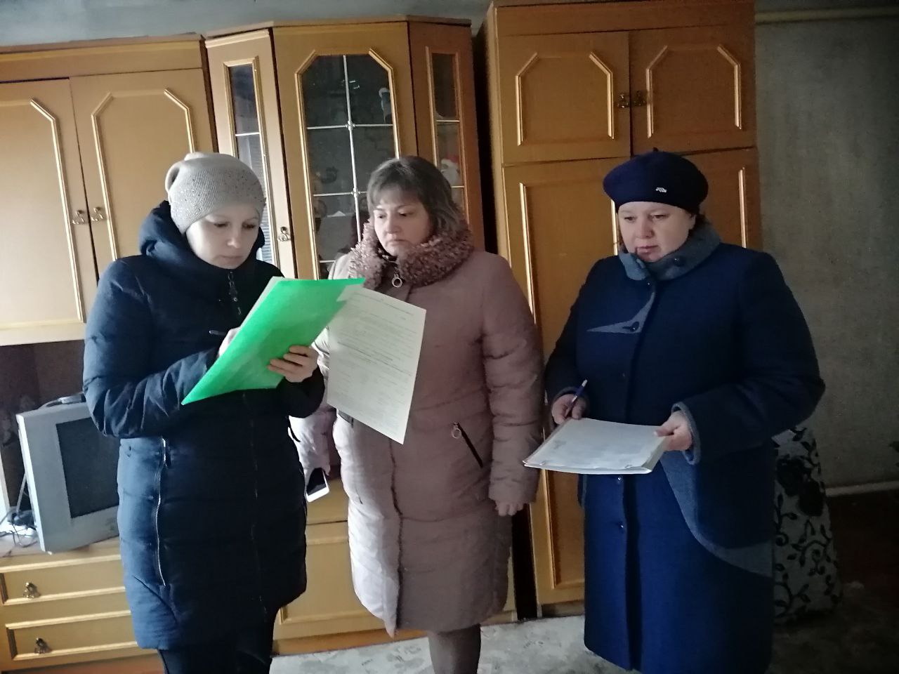 Состоялся выезд межведомственной комиссии по назначению и выплате государственной социальной помощи на основании социального контракта в с. Русский Камешкир