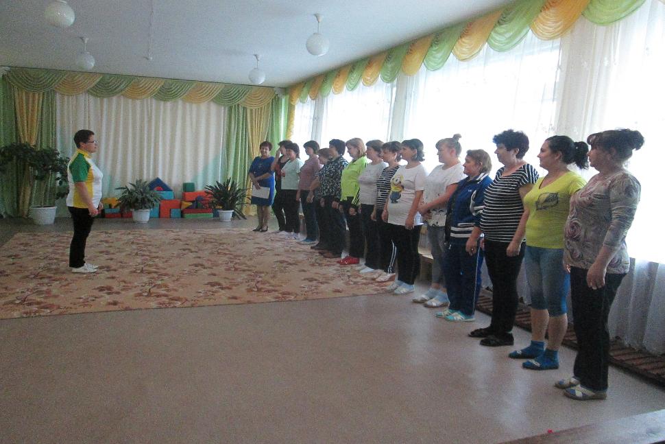 Коллектив детского сада подтянулся к движению ВФСК ГТО