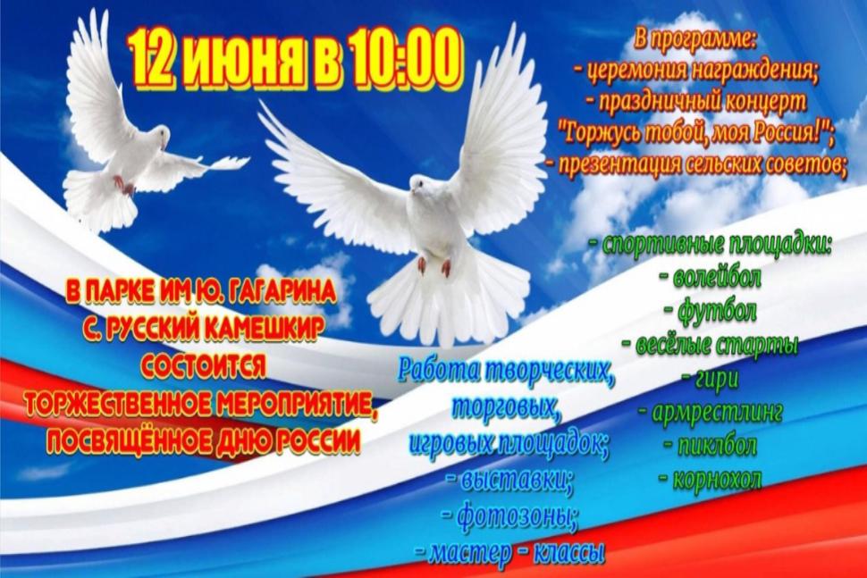 Торжественное мероприятие, посвященное Дню России