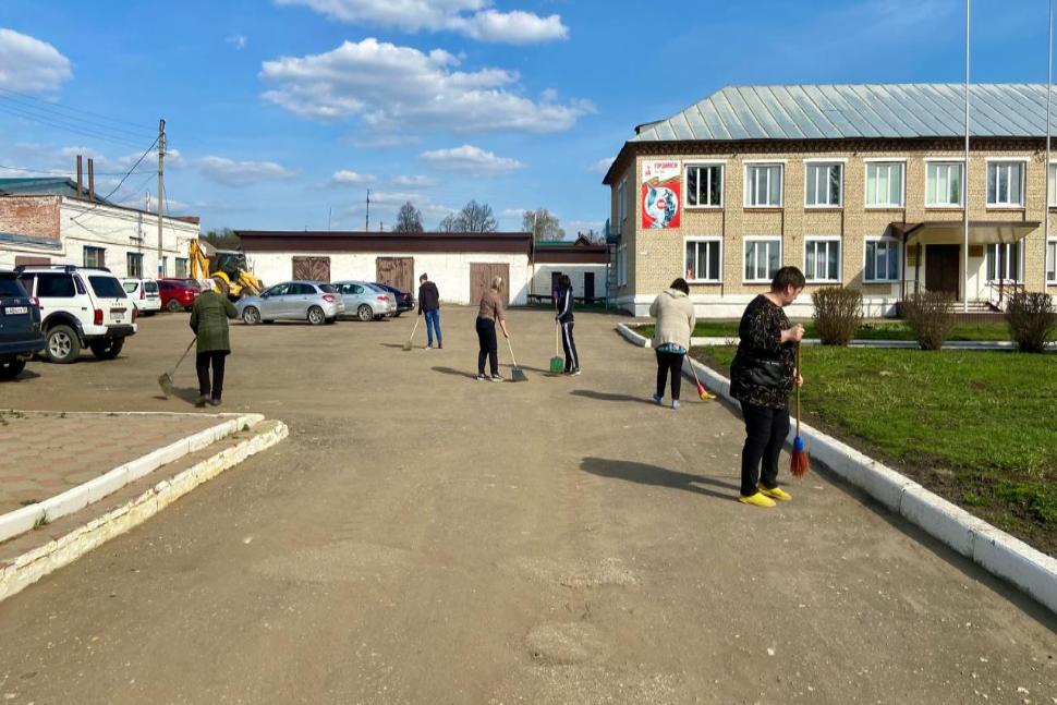 Санитарная очистка территорий в Камешкирском районе Санитарная очистка территорий в Камешкирском районе