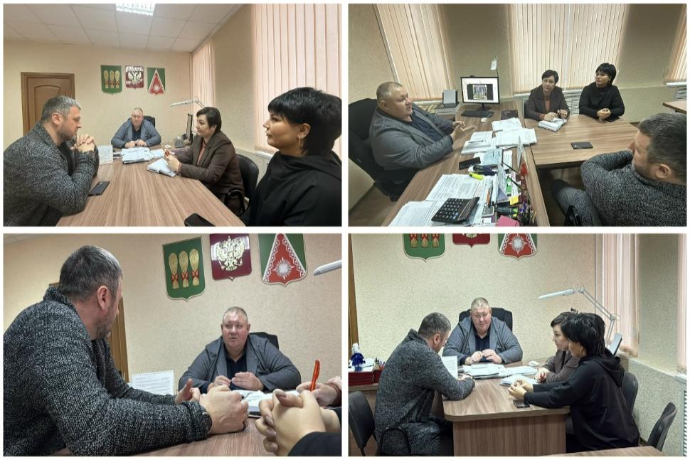 Встреча Главы Камешкирского района Дмитрия Мануковского с депутатом Пензенской Городской Думы 8 созыва Алексеем Савичевым