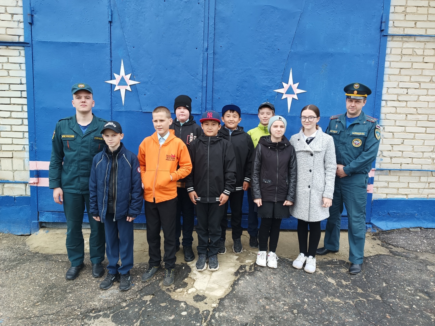 В 40 пожарно-спасательной части Камешкирского района Пензенской области проведена экскурсия для учащихся МБОУ СОШ с. Пестровка