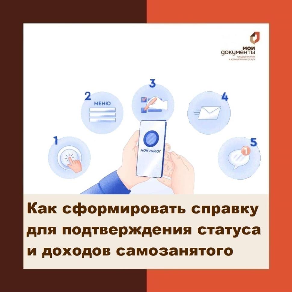 Как сформировать справку для подтверждения статуса и доходов самозанятого Как сформировать справку для подтверждения статуса и доходов самозанятого