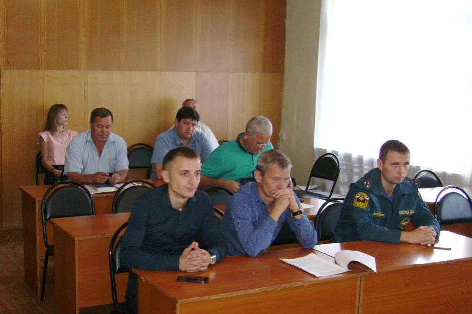 Внеочередное заседание комиссии по чрезвычайным ситуациям и обеспечению пожарной безопасности Камешкирского района