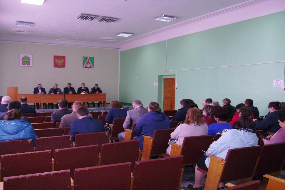 Внеплановое заседание Антитеррористической комиссии Камешкирского района