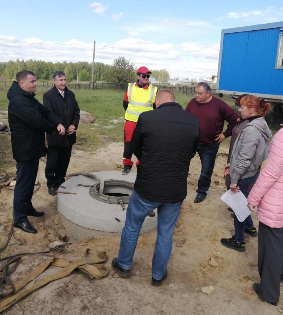 Проведена предварительная приемка выполненных  работ по капитальному ремонту артезианской скважины в с.Русский Камешкир