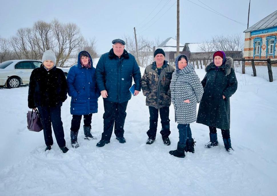 Глава Камешкирского района Дмитрий Мануковский посетил Чумаевский сельсовет