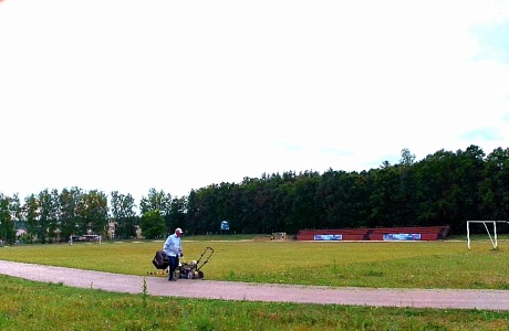 На стадионе «Рубин» в с. Русский Камешкир завершена подготовка футбольного поля На стадионе «Рубин» в с. Русский Камешкир завершена подготовка футбольного поля