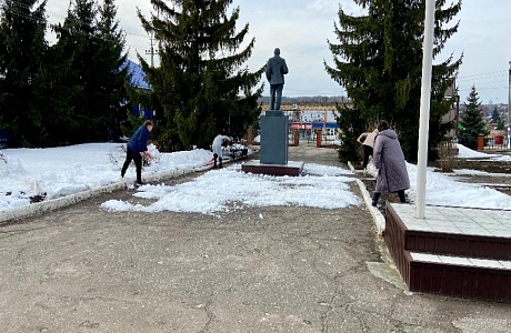 В селе Русский Камешкир прошёл субботник по благоустройству и санитарной очистке территорий В селе Русский Камешкир прошёл субботник по благоустройству и санитарной очистке территорий