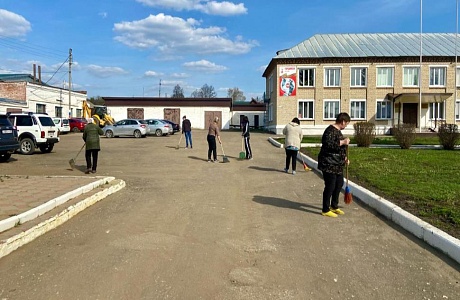Санитарная очистка территорий в Камешкирском районе