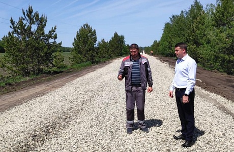 В Камешкирском районе приступили к ремонту дорог