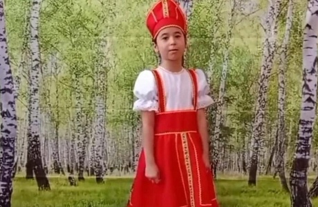 Воспитанница детского сада № 1 с. Русский Камешкир одержала победу во всероссийском конкурсе чтецов «Мир детства. Единство народов России»