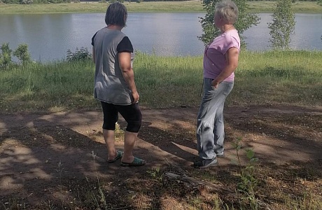 Дежурство на пруду Цементный    
