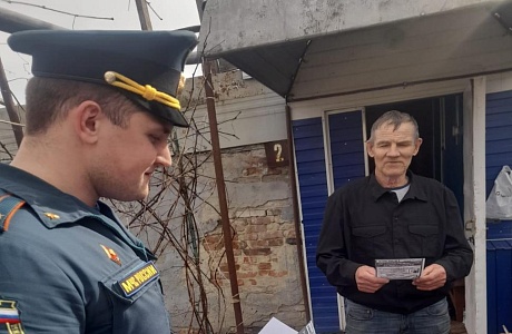 На территории Камешкирского района проведён очередной рейд по пожарной безопасности