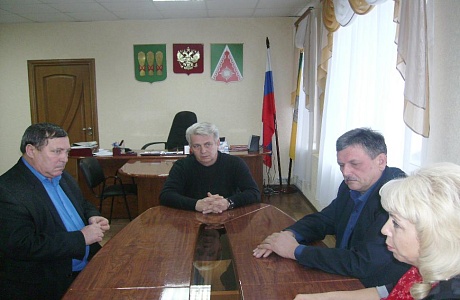 Встреча Главы администрации района Сергея Хазова с руководством ООО "Кулясово и Мамадыш"