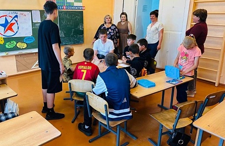Начальник Отдела образования Камешкирского района посетила пришкольный лагерь
