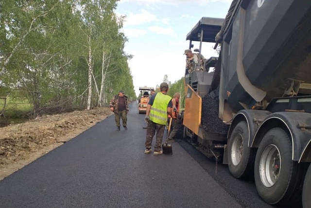 Ведется ремонт автодороги до с. Кулясово 