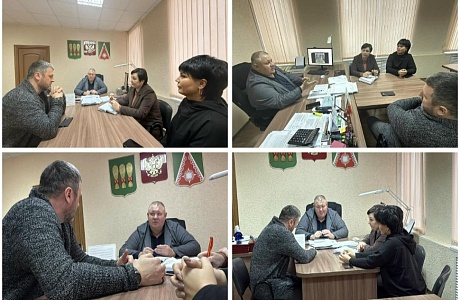 Встреча Главы Камешкирского района Дмитрия Мануковского с депутатом Пензенской Городской Думы 8 созыва Алексеем Савичевым