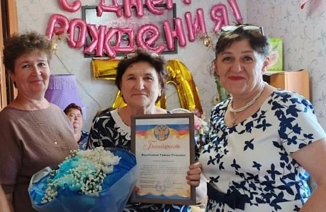 Поздравление с юбилеем!