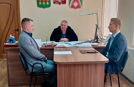 Глава Камешкирского района Дмитрий Мануковский встретился с управляющим Пензенского отделения ПАО Сбербанк