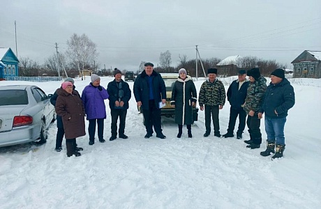 Глава Камешкирского района Дмитрий Мануковский  посетил Лапшовский сельсовет