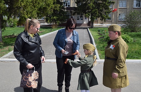 «Георгиевская ленточка, символ победы!»