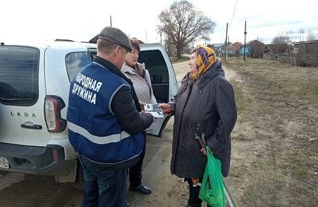 Народные дружинники Камешкирского района провели рейд по обеспечению общественного порядка